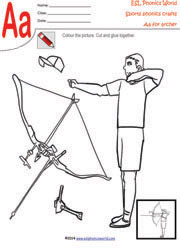 archer-sports-craft-worksheet